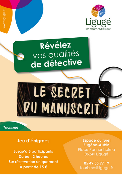 Jeu d'énigmes : Le secret du manuscrit