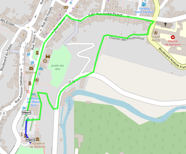 Point de vue sur la Vallée du Bandiat/ Nontron