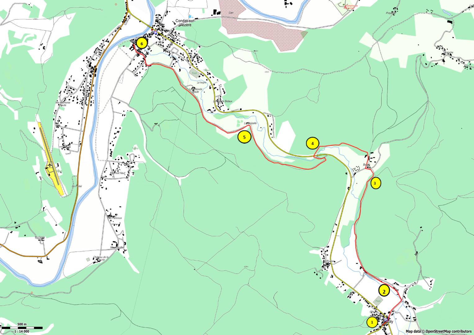 Pêcher dans les eaux Vives du Coly - Entre Coly et Condat - sur - Vézère
