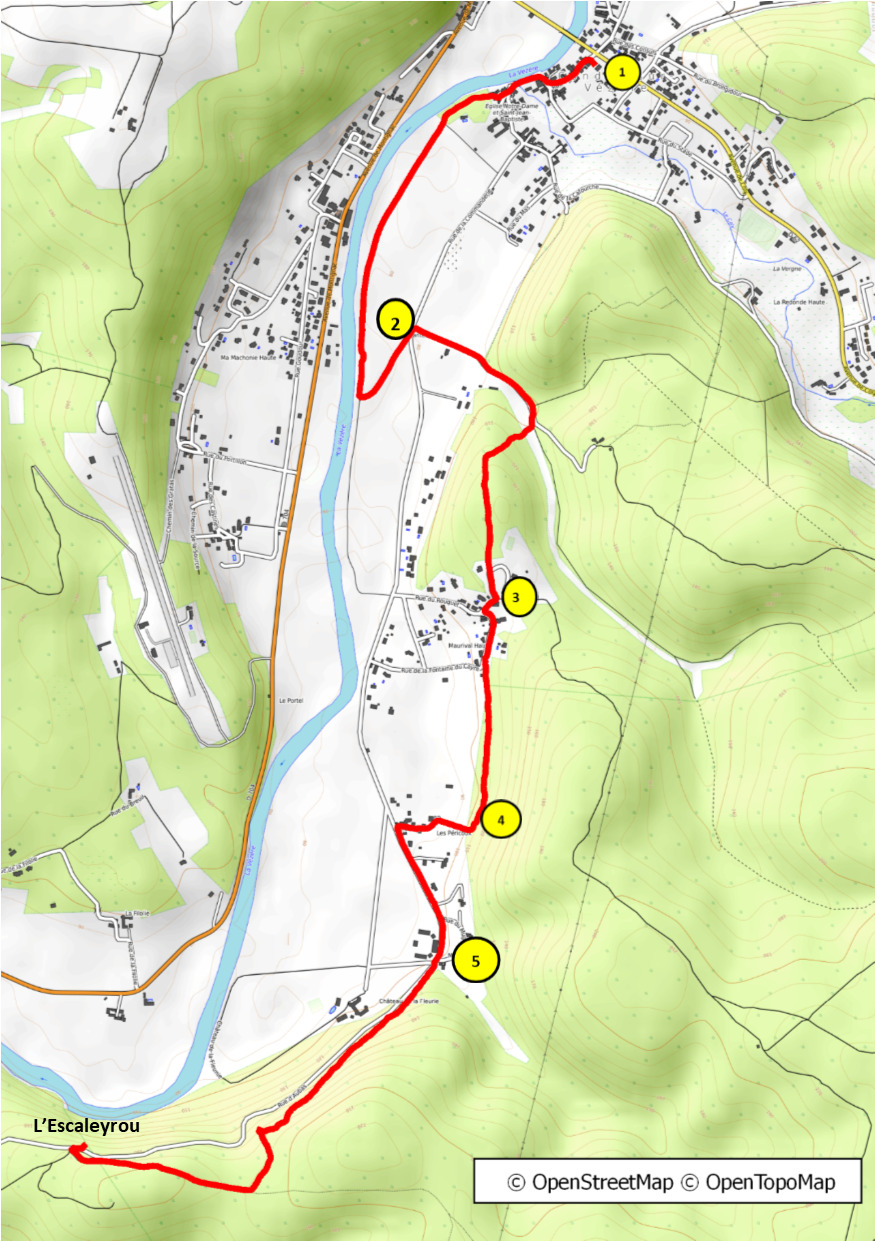 Pêcheur sur la Vézère - de Condat-sur Vézère au Belvédère de l'Escaleyrou