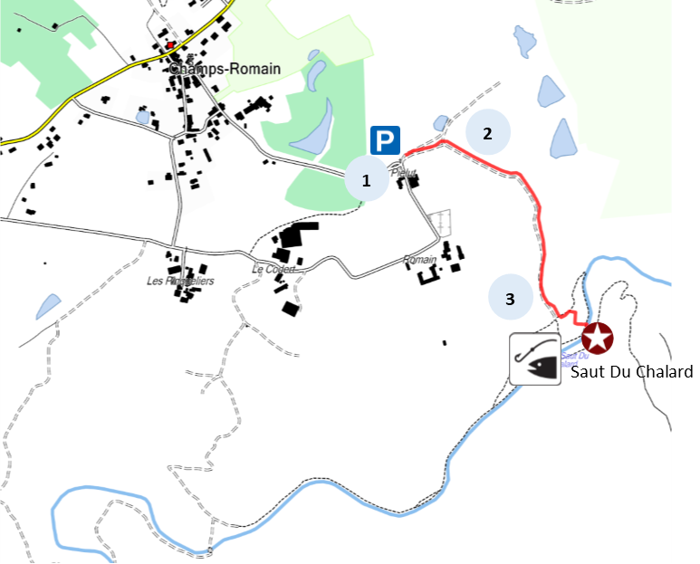 Pêcher dans les eaux vives de la Dronne - Sentier le Saut du Chalard, Champs-Romain - photo 2