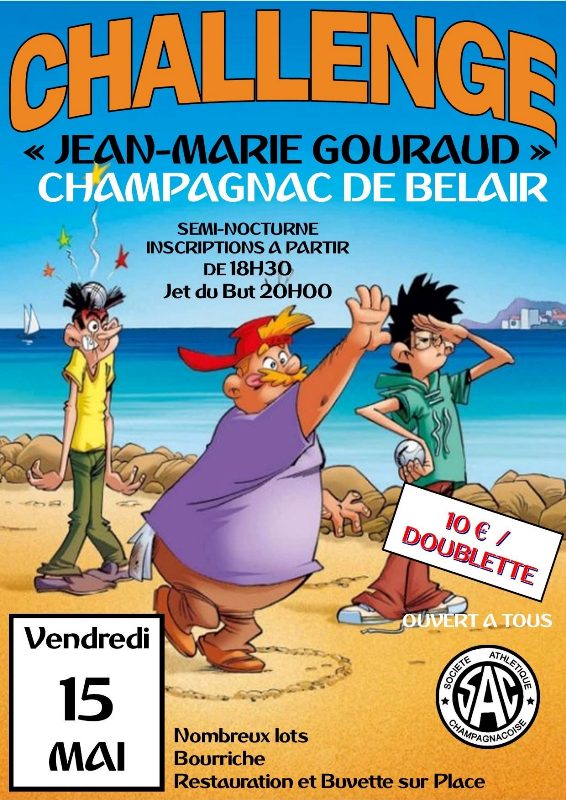 Challenge : Jean-Marie Gouraud — visuel événement
