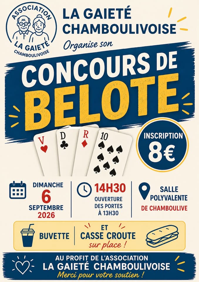 Concours de belote