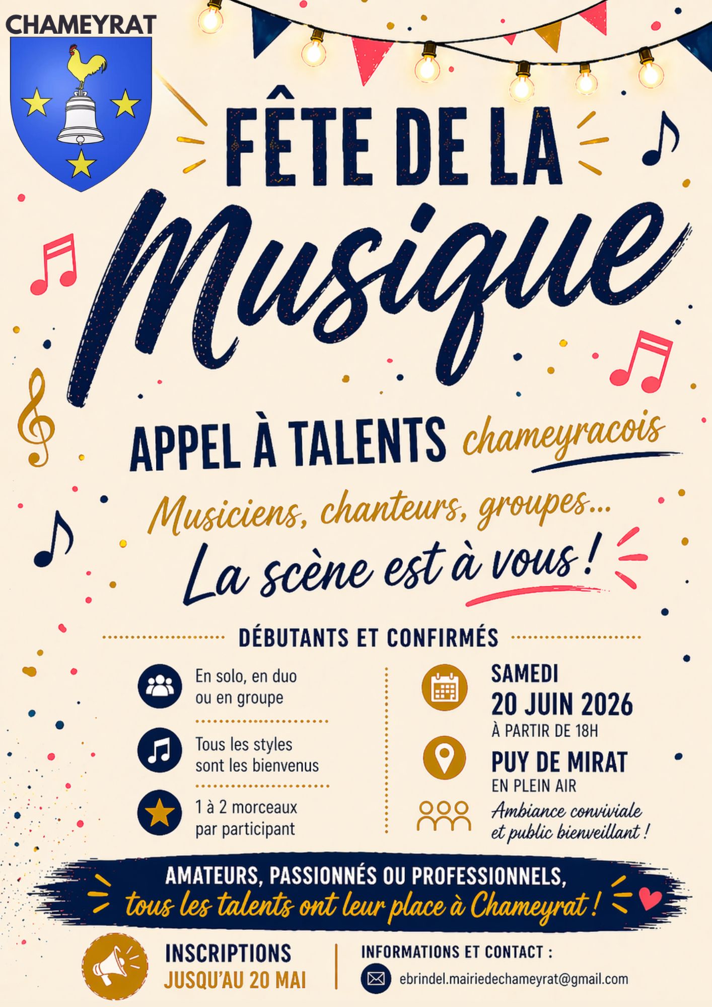 Fête de la musique — visuel événement