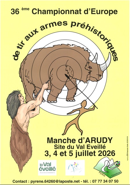 Championnat européen de tir à l'arme préhistorique - Epreuve de tir à l'arc