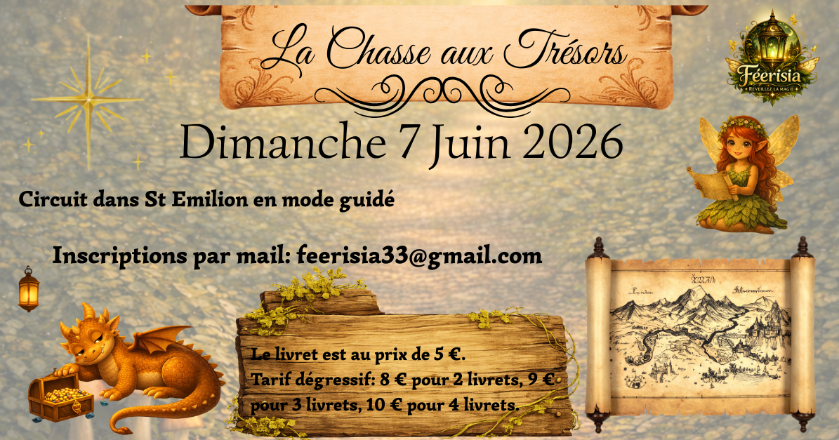 La chasse aux trésors Féerisia