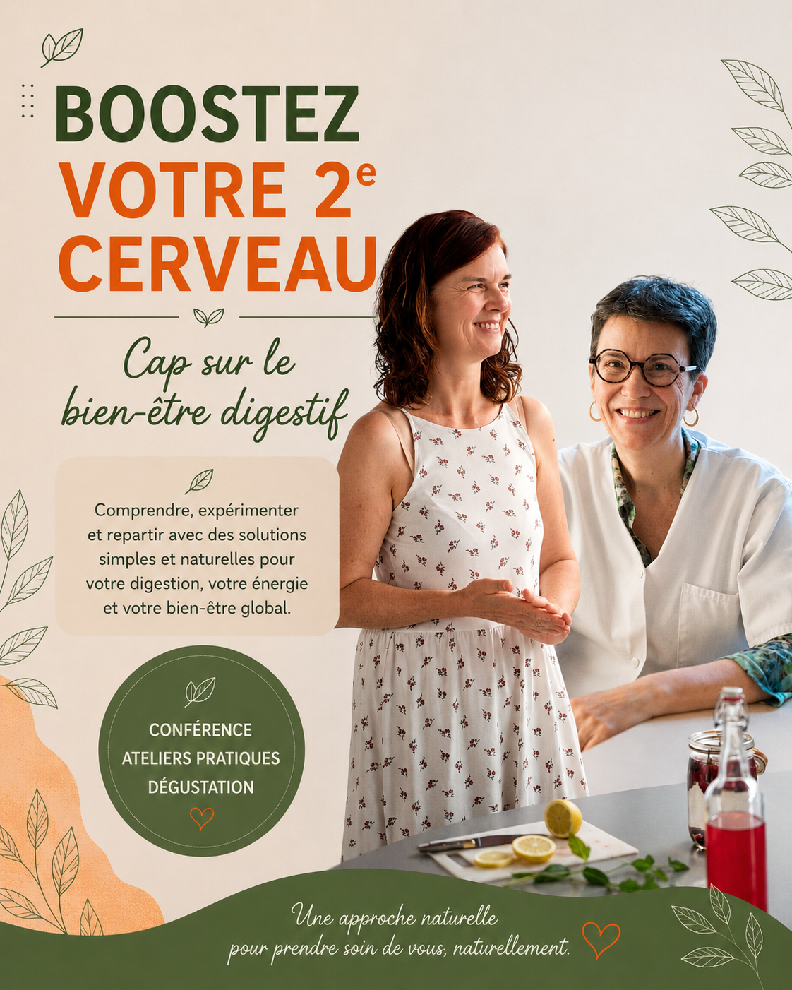Afterwork : au top pour la rentrée - Digestion, microbiote et mieux-être global. Conférence, ateliers et dégustations..