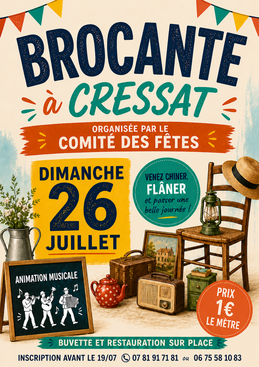 Brocante et salon du livre