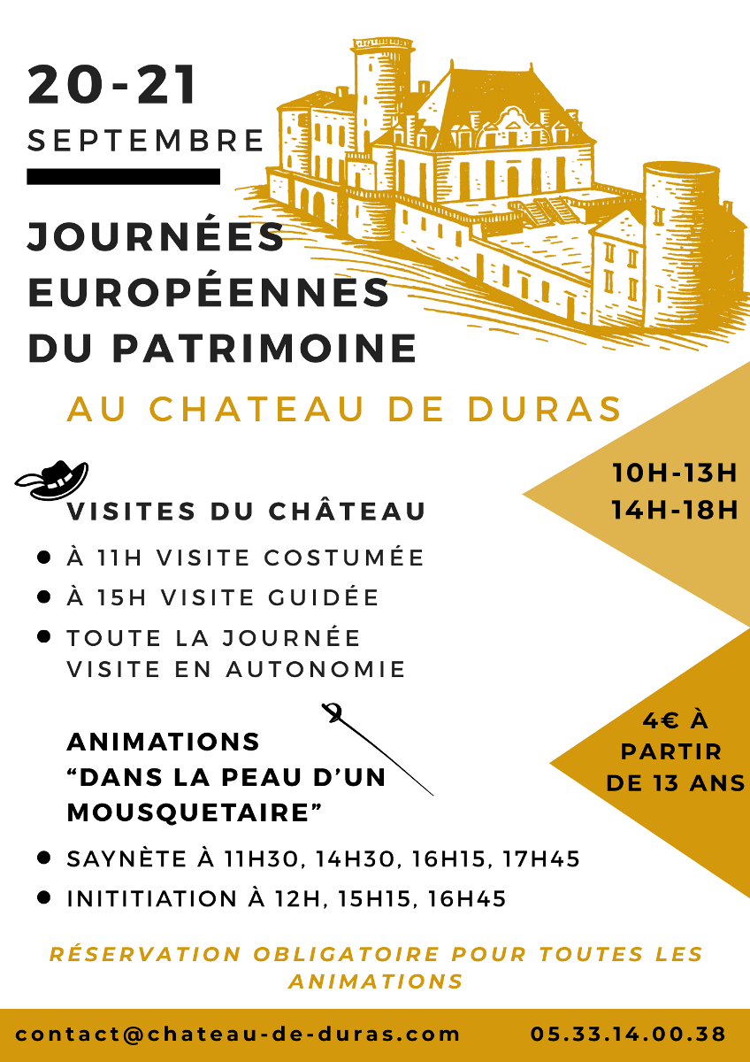 Journées du Patrimoine au Château de Duras, Duras - photo 6