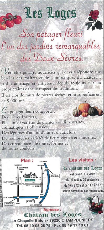 Château et jardin des Loges, La Chapelle-Bâton - photo 2