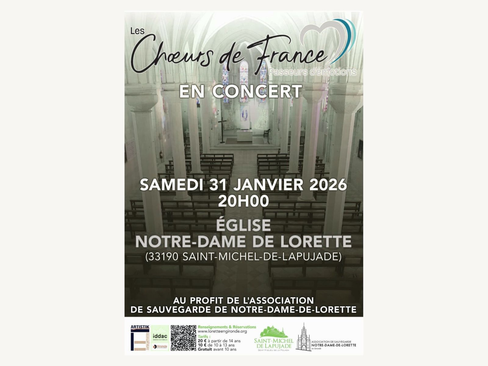 Concert Les Choeurs de France
