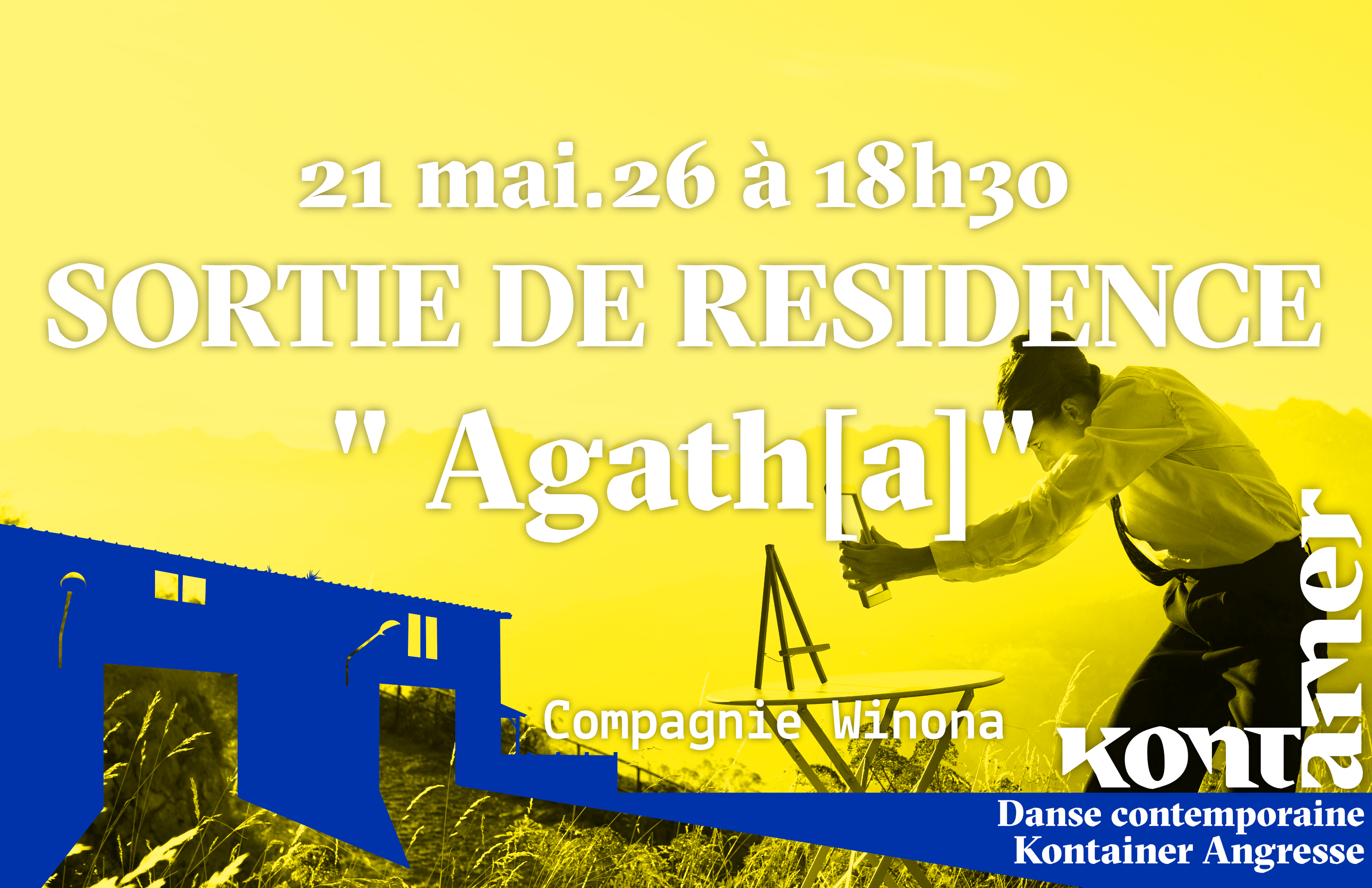 Sortie de résidence de la Compagnie Winona ”Agath[a]” - Danse contemporaine, Angresse