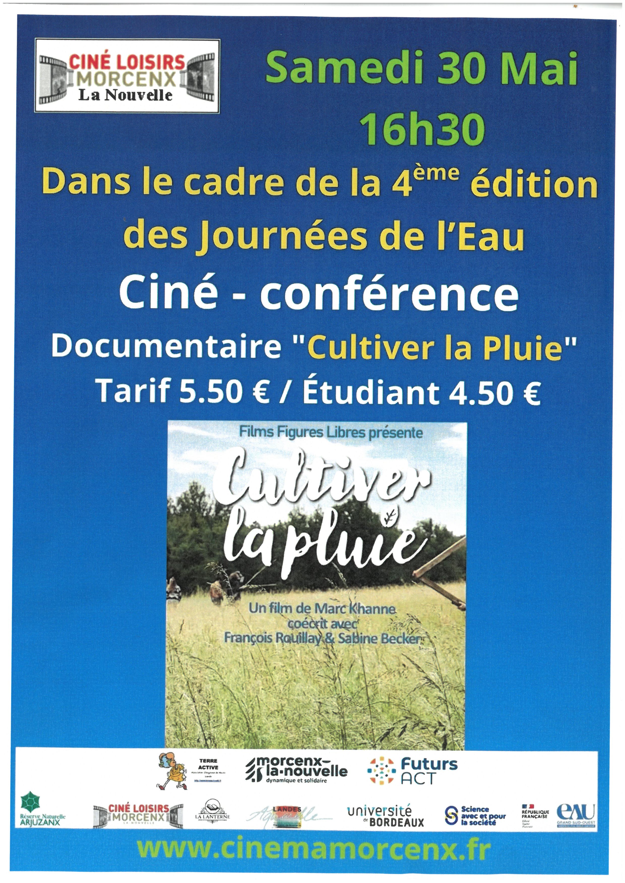 Ciné - conférence documentaire "Cultiver la pluie " — visuel événement