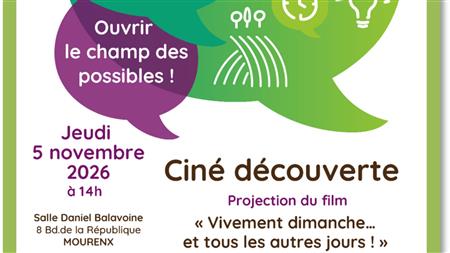 Ciné-découverte : Vivement dimanche et tous les autres jours !