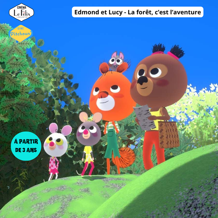 Pitchoun - Edmond et Lucy : la forêt c'est l'aventure — visuel événement