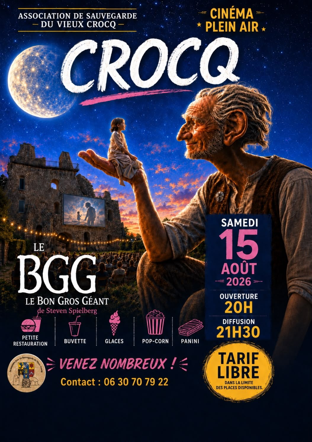 CINEMA PLEIN AIR : Le Bon Gros Géant
