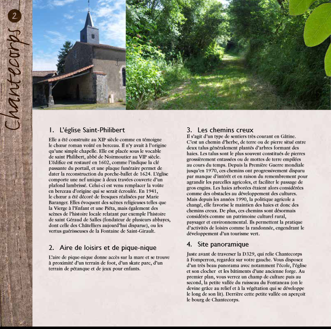 Circuit des chemins creux, Les Châteliers