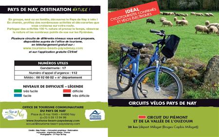 Circuit vélo 8 : Circuit du Piémont et de la Vallée de l'Ouzoum