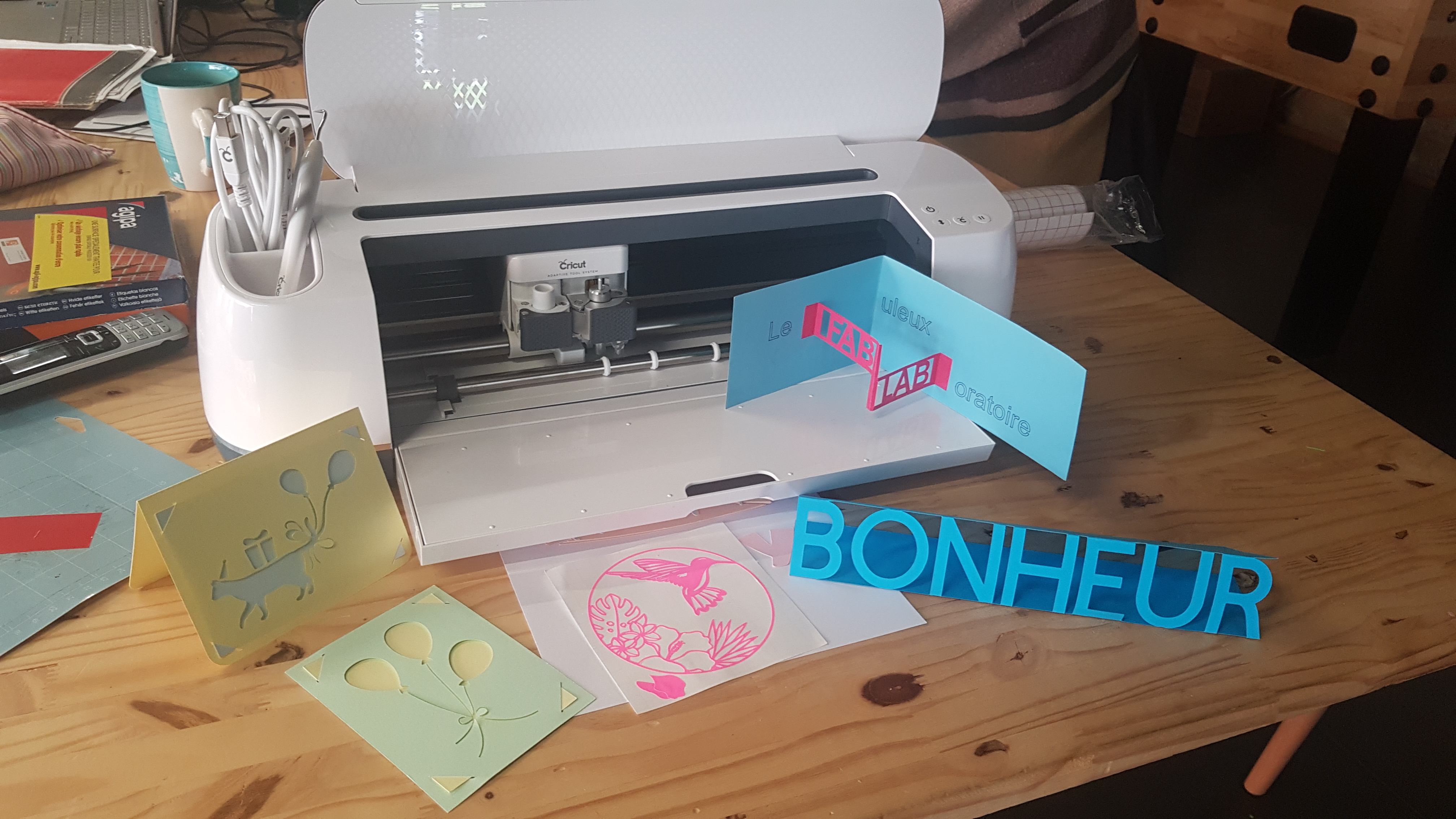 Créations avec la Cricut