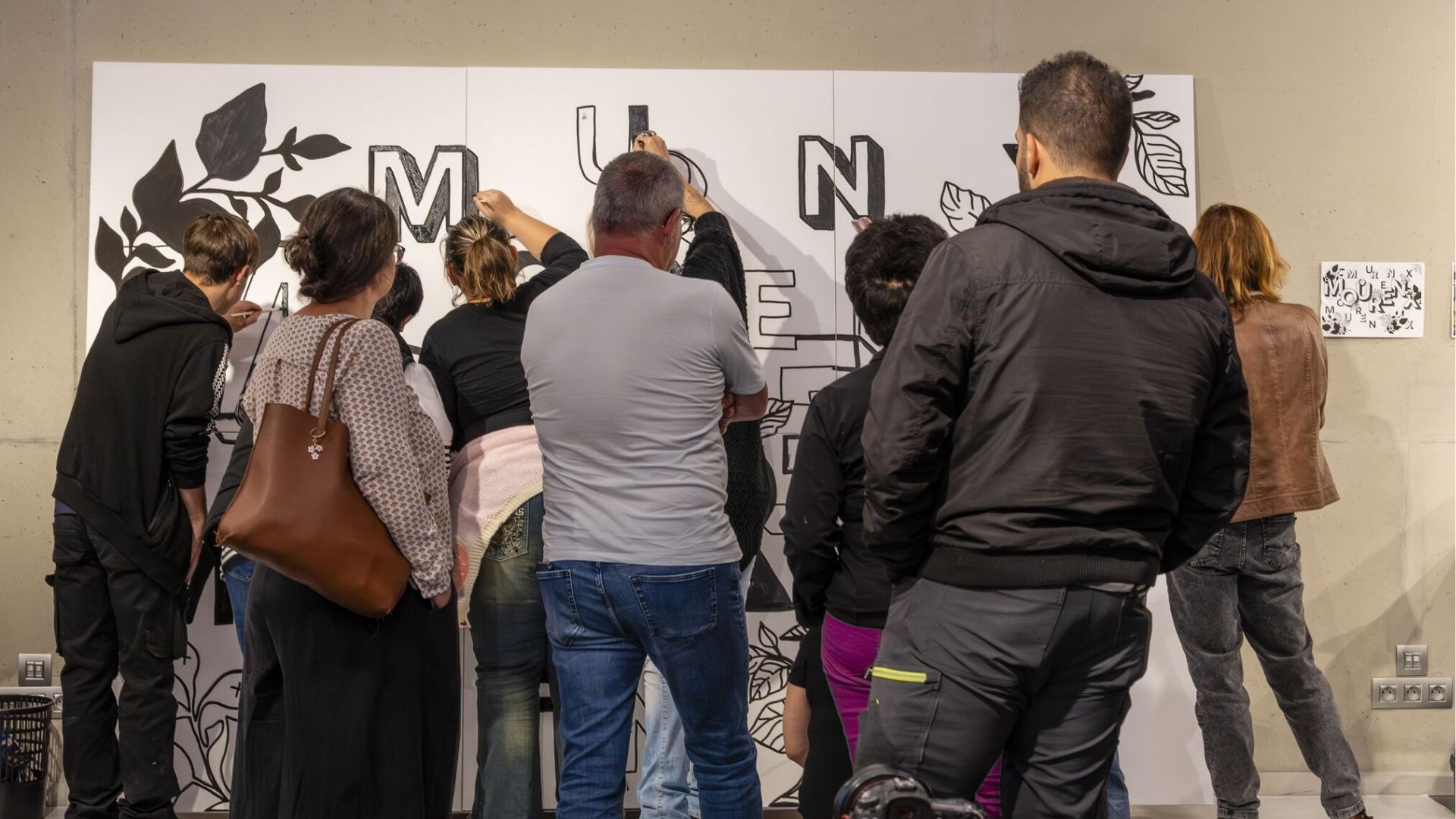 Vernissage : Le geste et l'image — visuel événement