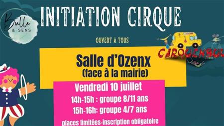 Initiation cirque 