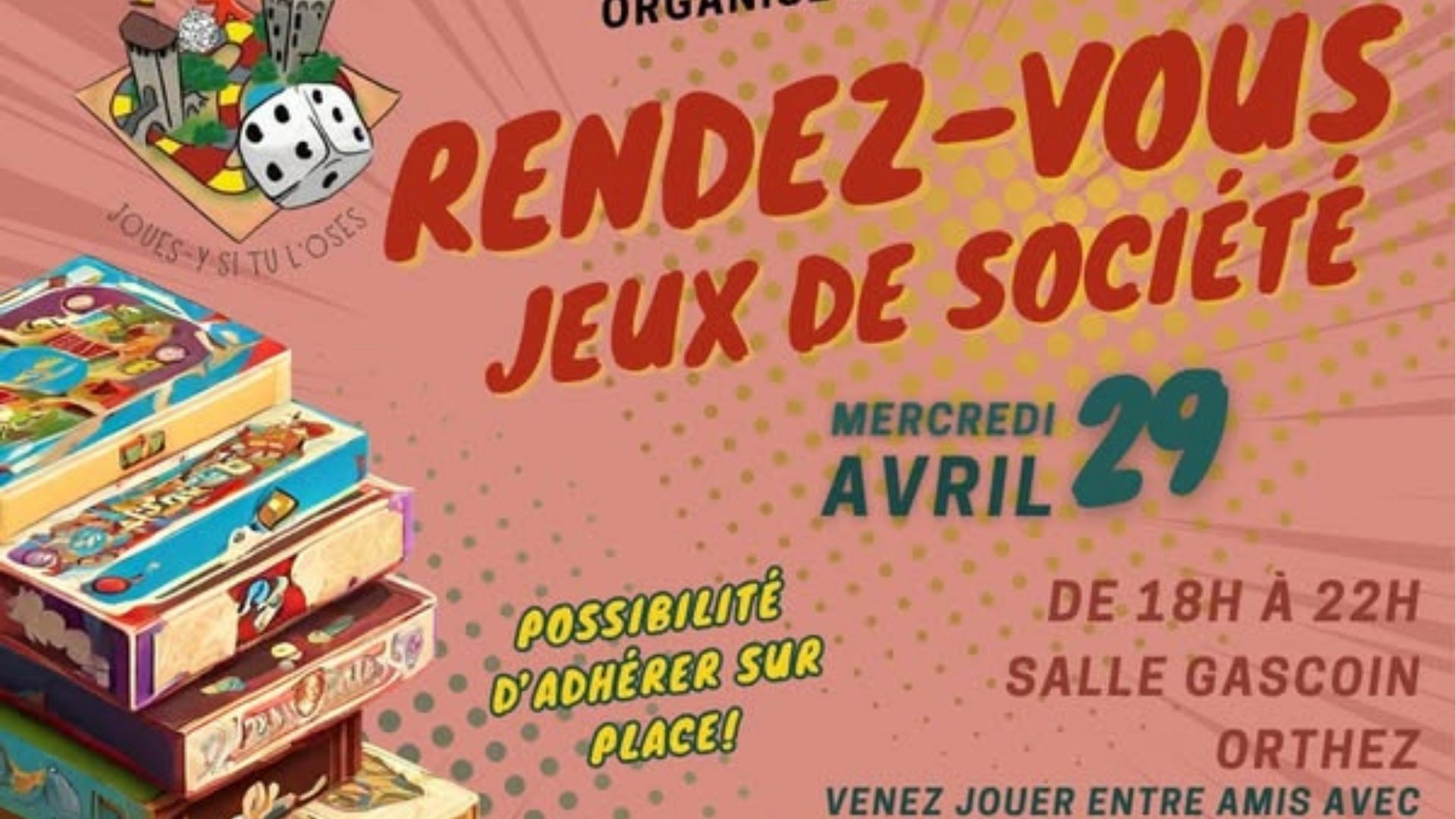 Soirée Jeux de société — visuel événement