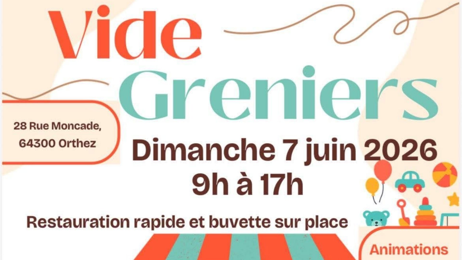 Vide greniers — visuel événement