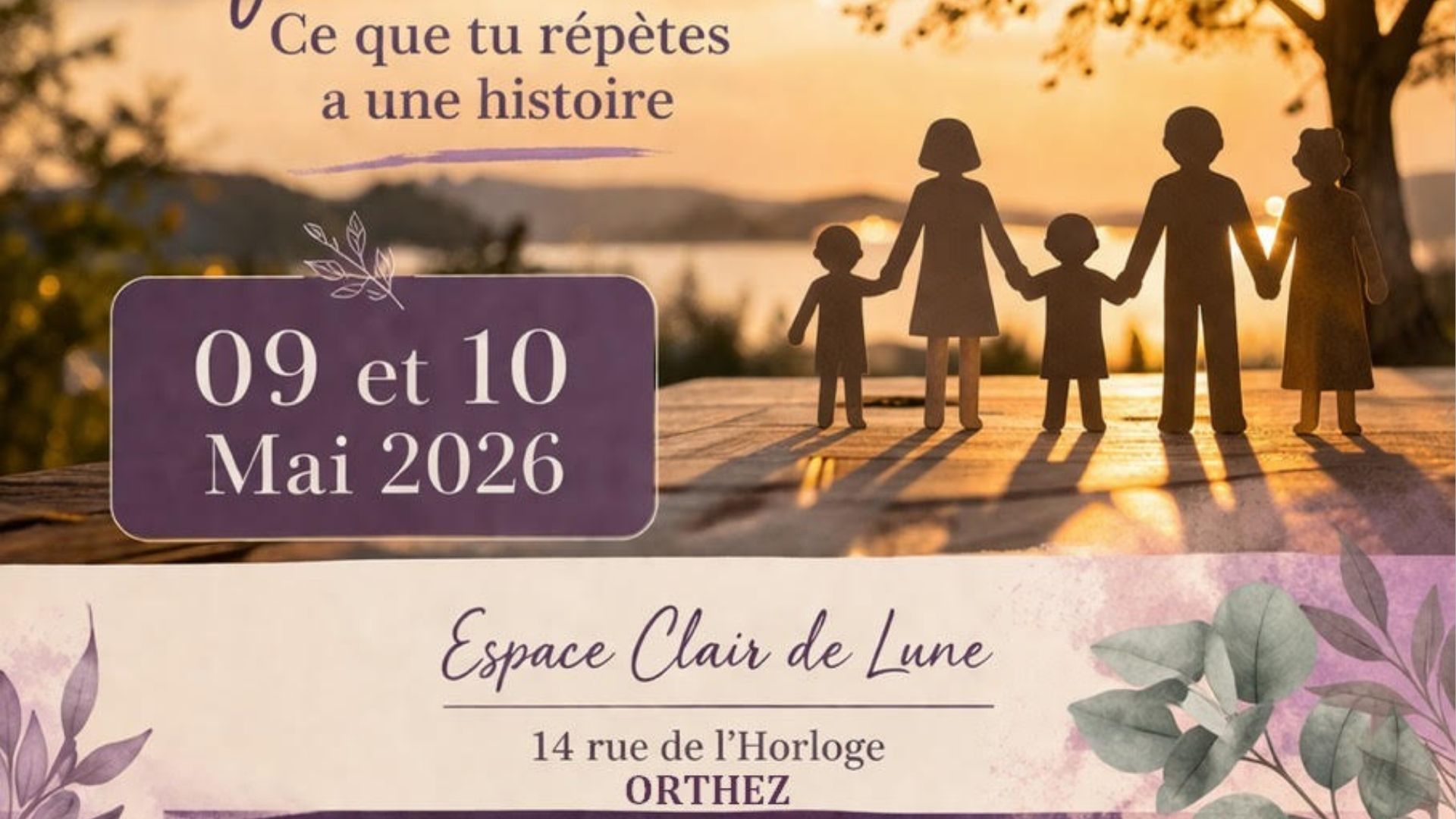 Stage : Constellation familiale — visuel événement
