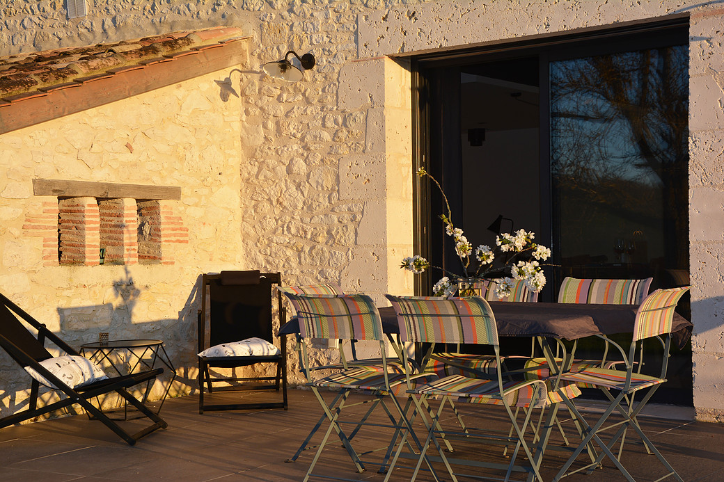 La grange de Rivières, Lalandusse