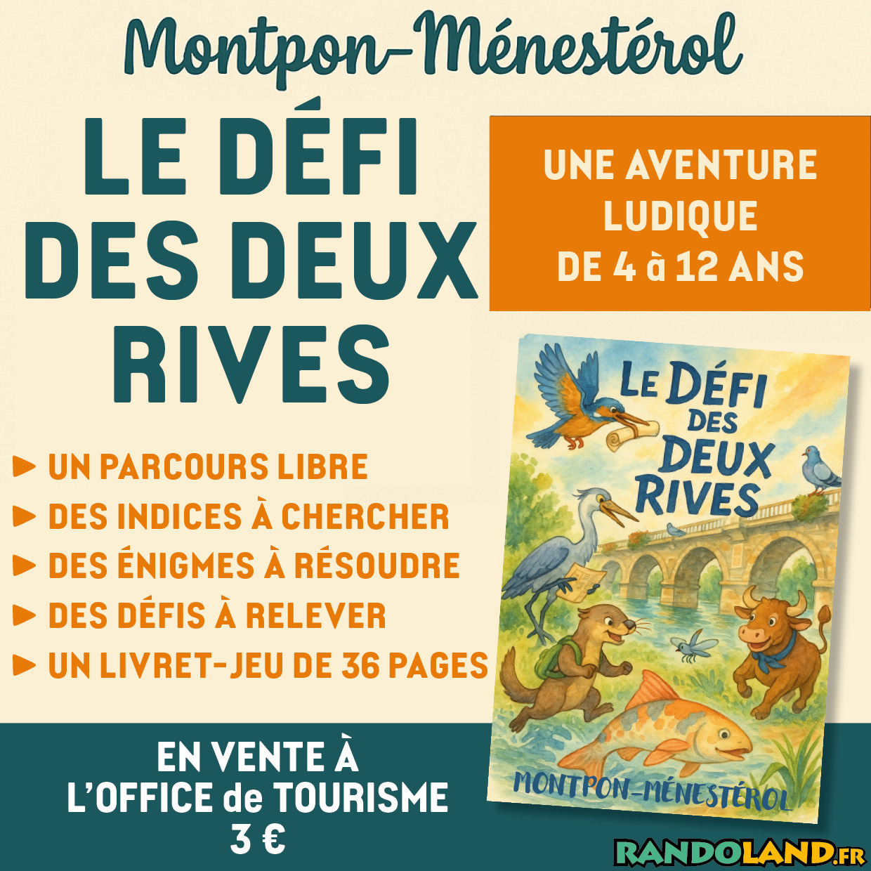 Jeu de piste "Le défi des deux rives"