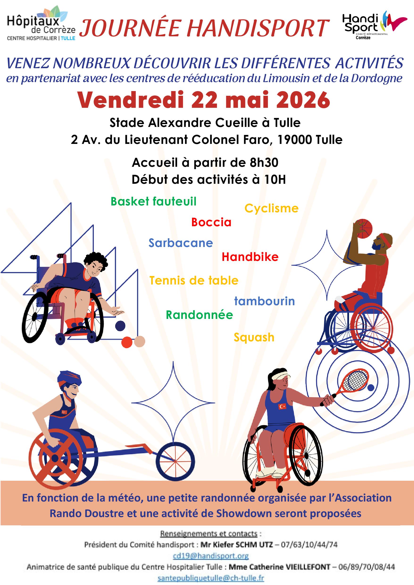 Journée découverte du handisport — visuel événement