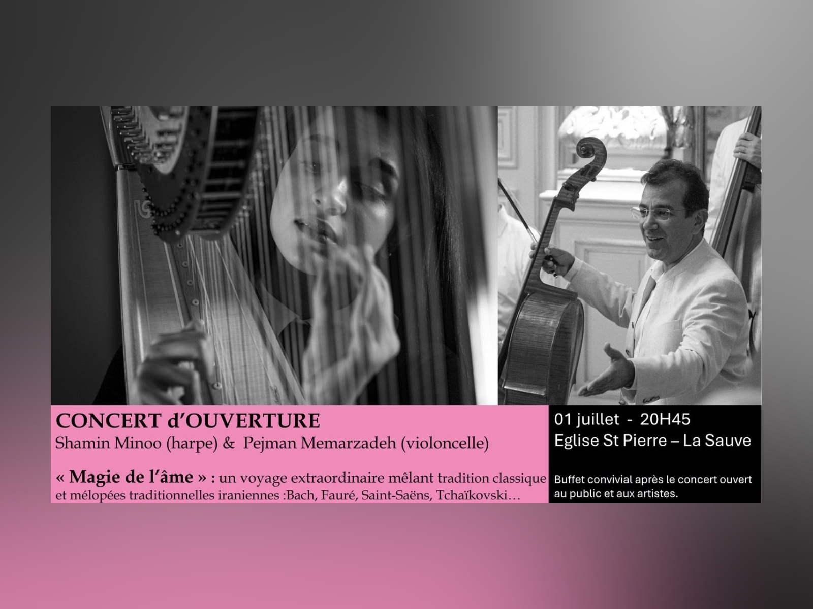 Shamin Minoo & Pejman Memarzadeh – Concert d’ouverture du festival Silva Major