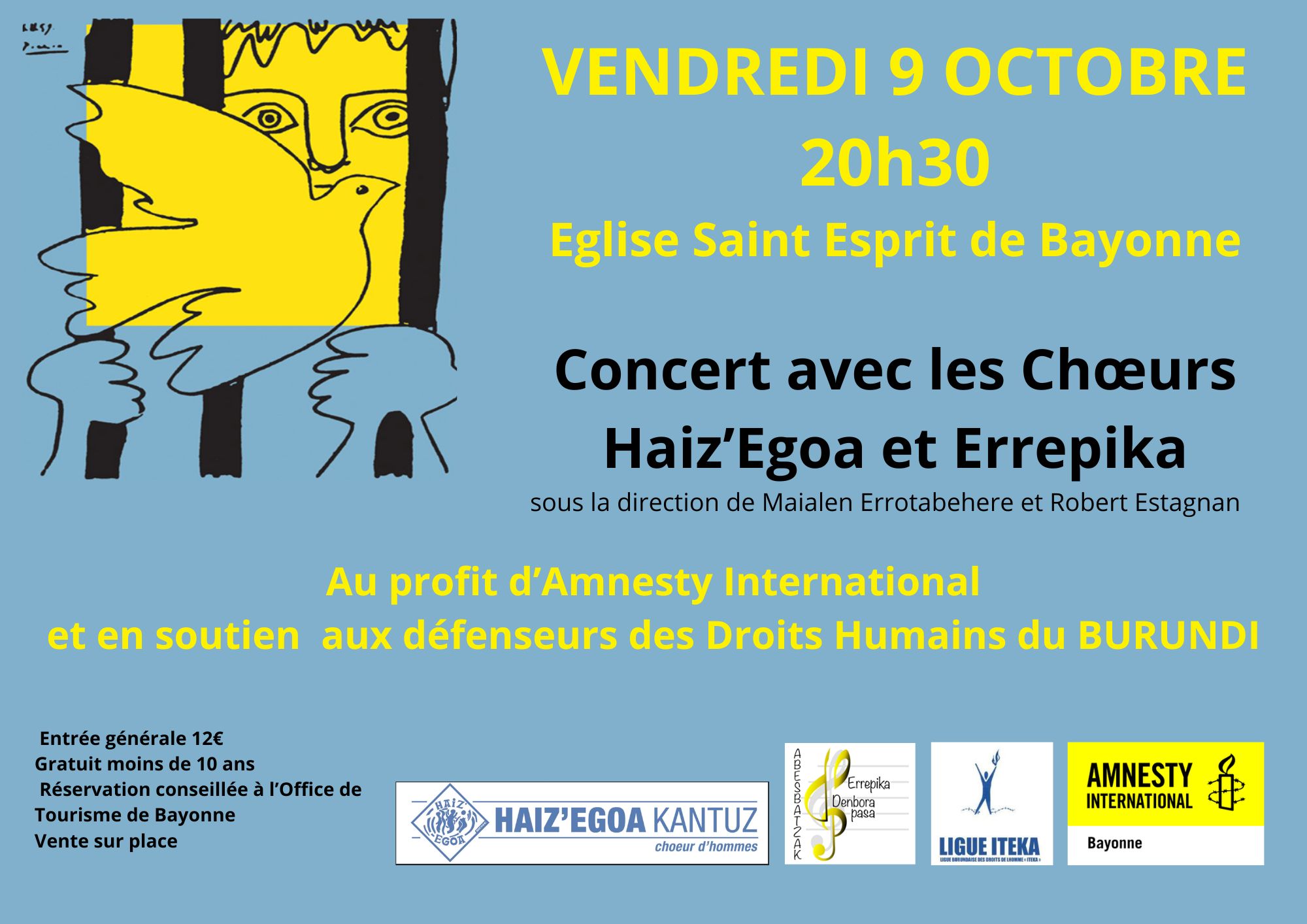 Concert  avec les choeurs Haiz Egoa et Errepika
