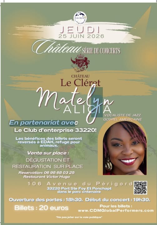 Concert d'Alicia Matelyn au Château Le Cléret, Port-Sainte-Foy-et-Ponchapt - photo 3