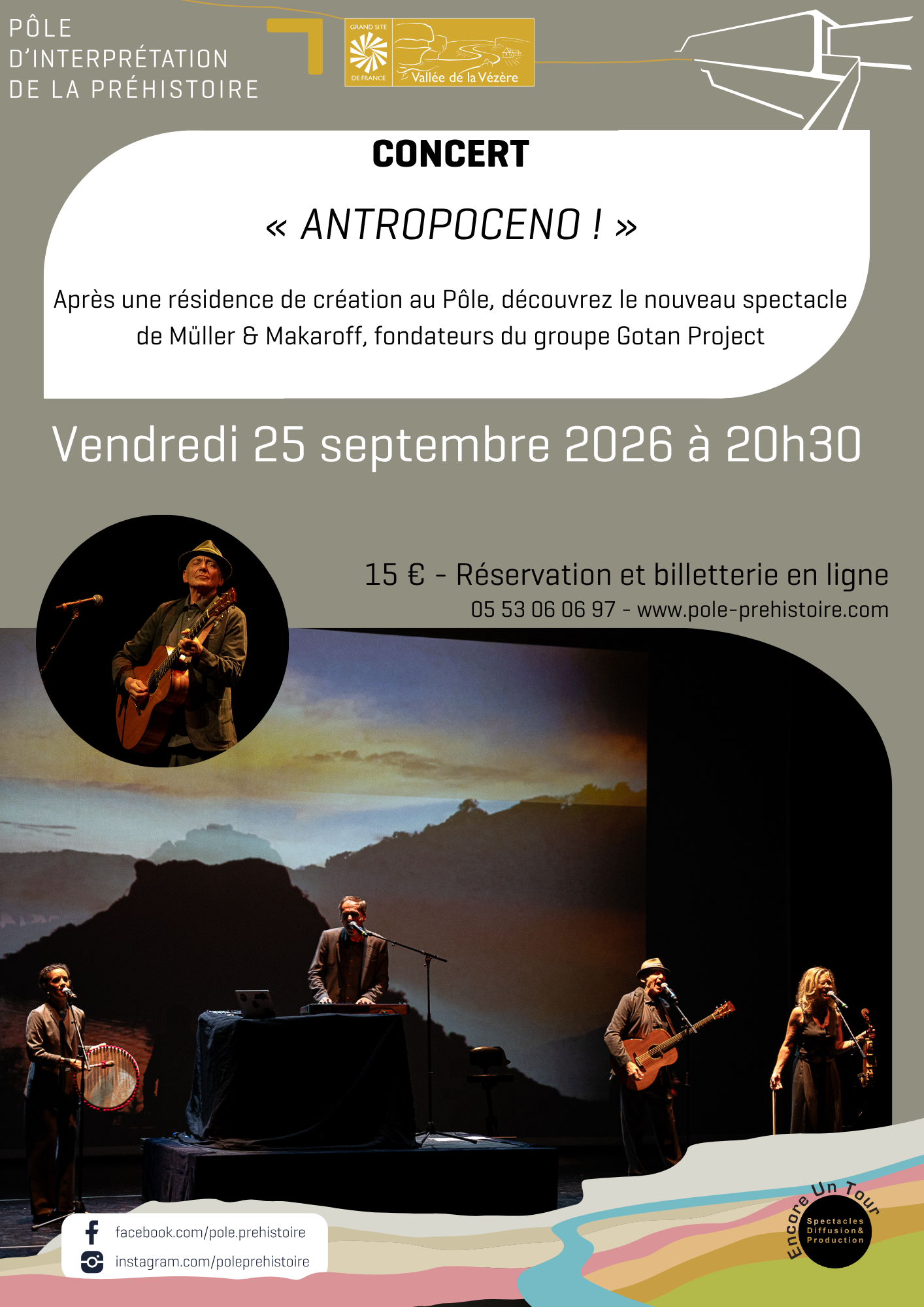 Concert : Antropoceno ! Par Müller et Makaroff, du Gotan Project