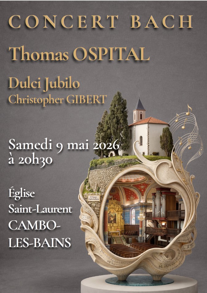Concert Bach : Thomas Ospital — visuel événement