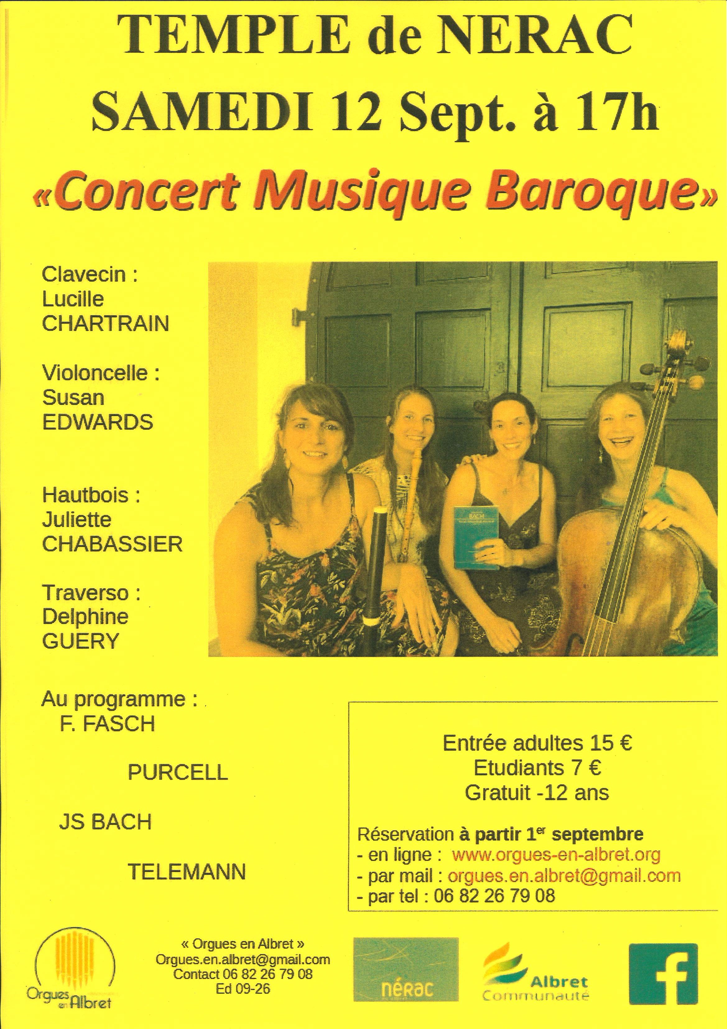 Orgues en Albret - Concert "Instant Baroque"