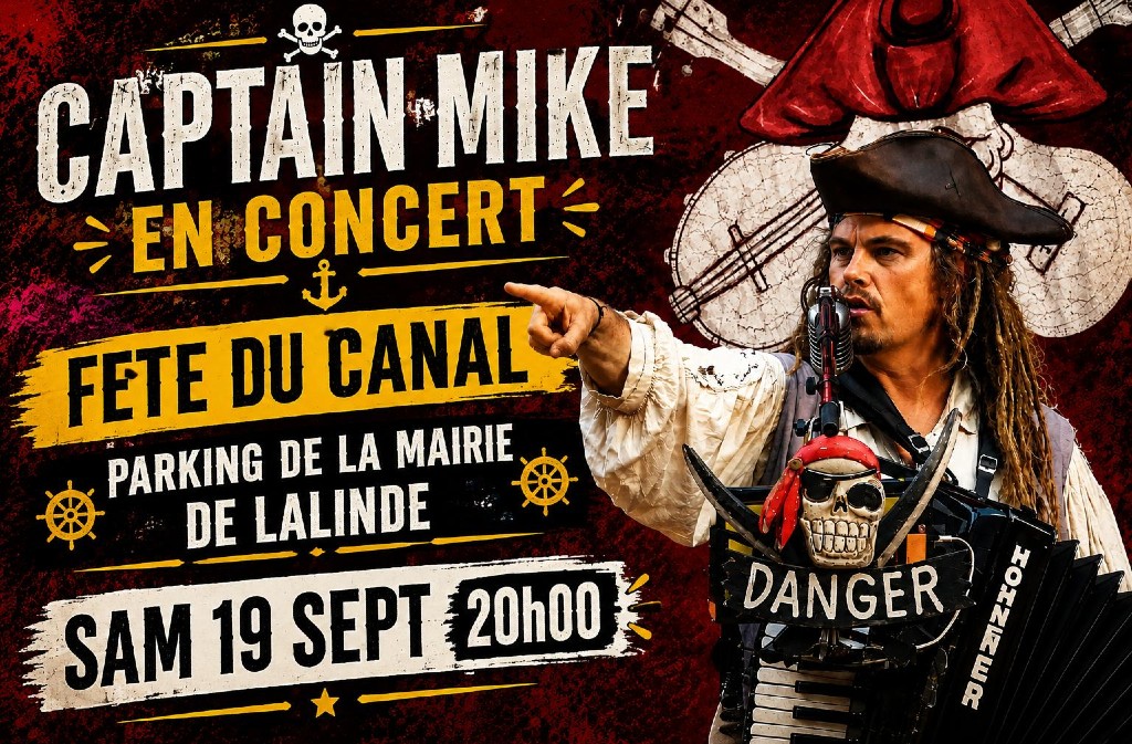 Fête du canal | Soirée guinguette et concert de Captain Mike