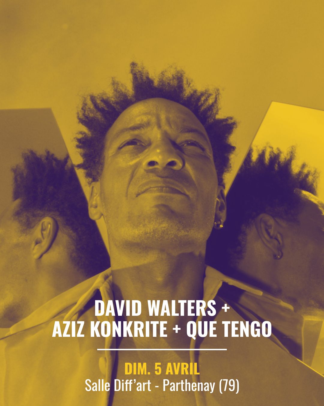 Concert David Walters + Que tengo + Aziz Konkrite