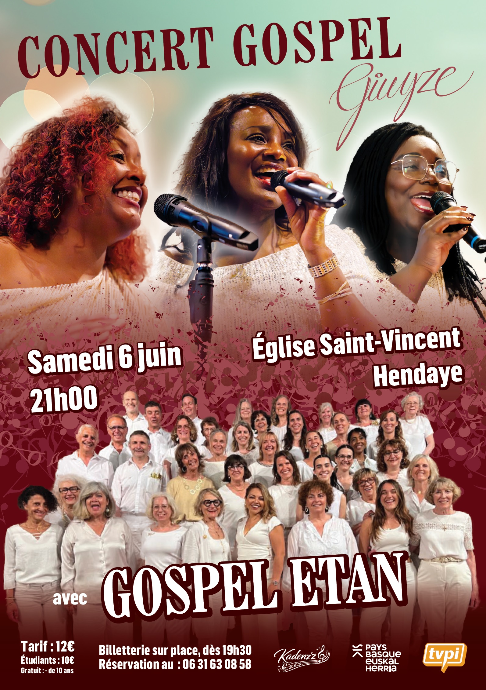 Concert Gospel Etan / Giwyze — visuel événement