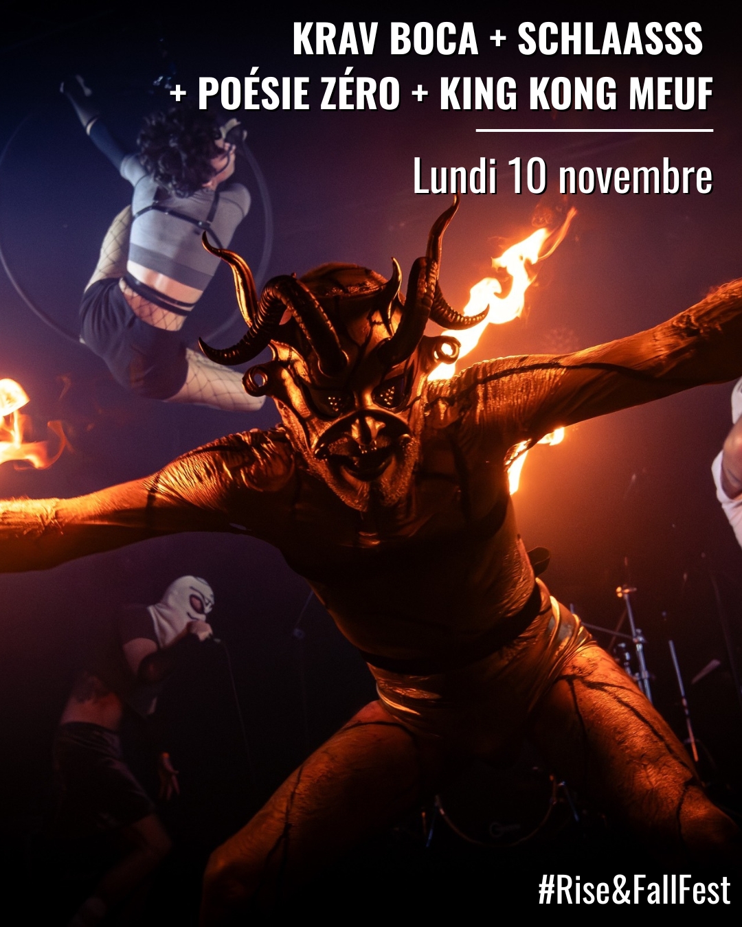 Concert Krav Boca + Poesie Zero + Schlaasss + King Kong Meuf