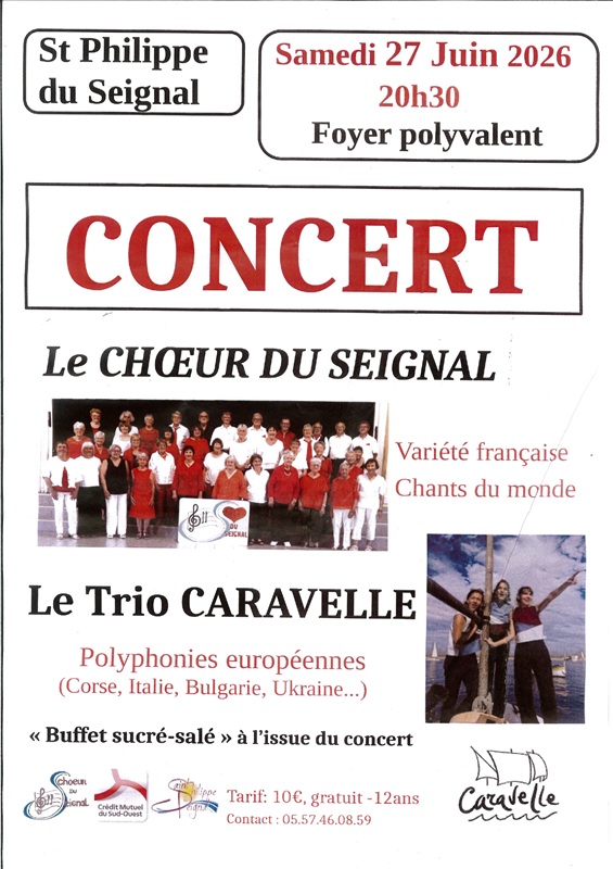 Concert de fin d'année de la chorale du choeur du Seignal, Saint-Philippe-du-Seignal - photo 2