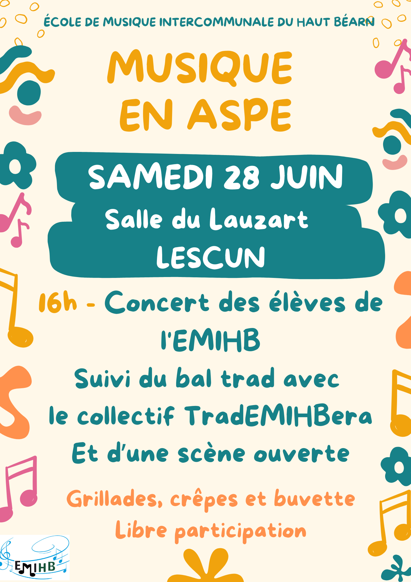 Concert / bal - musique en Aspe