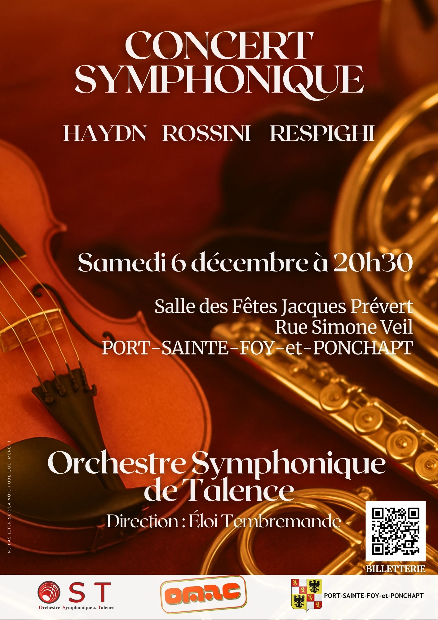 Concert Orchestre Symphonique de Talence