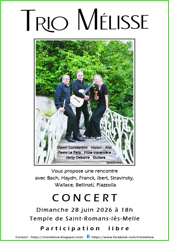Concert du Trio Mélisse