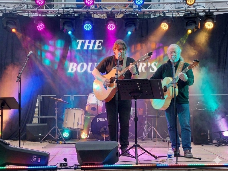 Concert The Boulanger's à l'Ébénisterie en extérieur devant la salle