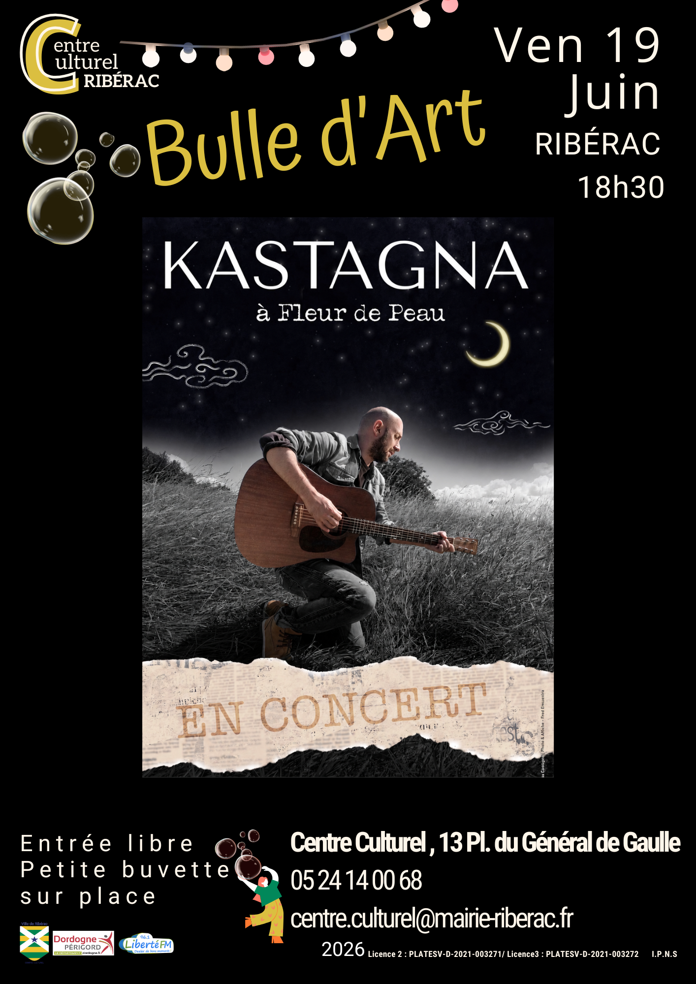 Concert "A fleur de peau" Kevin Castagna