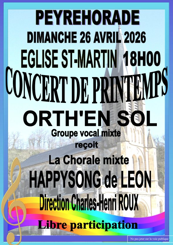 Concert de printemps — visuel événement
