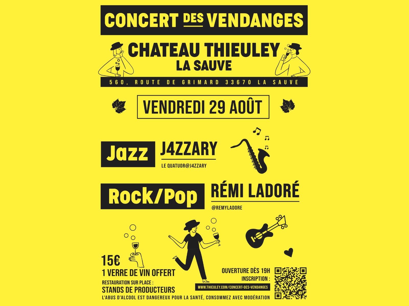Concert des Vendanges au château Thieuley