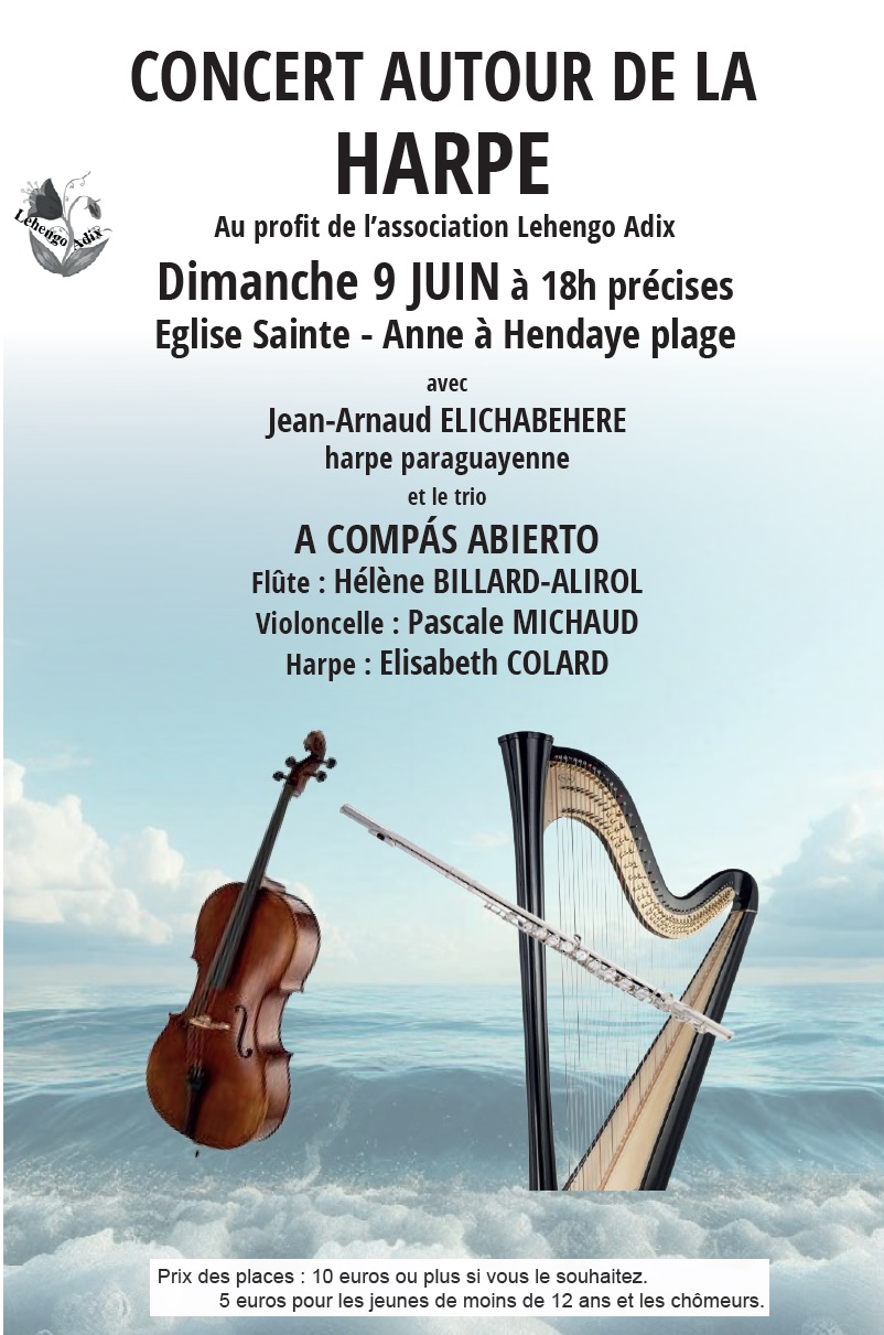 Concert autour de la harpe in HENDAYE (64700)